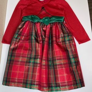 Baby Girl Bonnie Jean Plaid Taffeta Dress